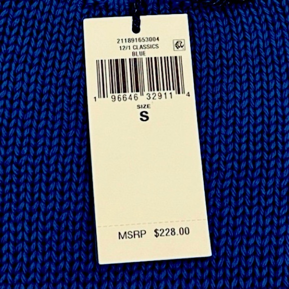 Ralph Lauren Women's Cotton Crewneck Sweater NWT - Picture 5 of 5